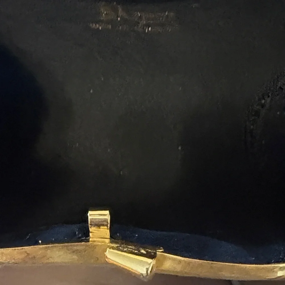 Vintage Saks Fifth Avenue Gold Shell Clutch
